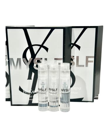 YVES SAINT LAURENT MYSLF YSL Sample Spray Perfume Trial Size Partially Filled Vials 1.2 ml / 0.04 fl oz (set of 3) Black - Buy Online on GoSupps.com