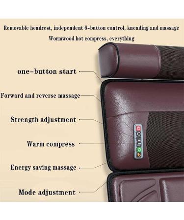 CRBudy Full Body Massage Mat with Heating - 10 Vibration Engines & 3 Comfort Cushions for Neck Back and Foot Relief | International Shipping Available - Buy Online on GoSupps.com