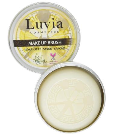 Luvia Brush Soap - Essential Citrus Cleaner for Makeup Brushes - 100g XXL - Perfect for Beauty Blenders & Cosmetics Cleaning - Buy Online on GoSupps.com
