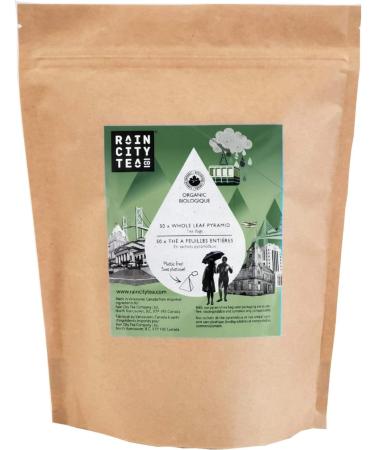 Misty Earl Grey Pyramid Organic Black Tea Bags 50 Compostable Whole Leaf Chai Tea Bags - USDA Certified l Cellulose Inner Packaging l - Buy Online on GoSupps.com