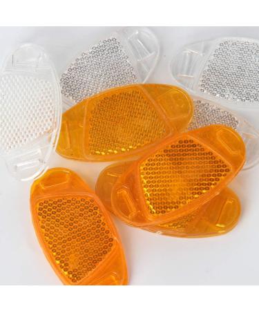 4 PCS Cyberone Oval White Bicycle Wheel Spoke Reflectors for Mountain & Road Bike Safety - Buy Online on GoSupps.com