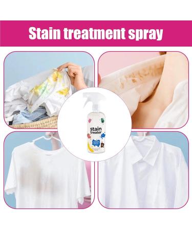 kisronda Laundry Stain Remover Spray | Multi-purpose Laundry Pre-Treat Stain Remover Spray Clothing Fabric Stubborn Stain Remover Spray - for Colours and Whites - Buy Online on GoSupps.com