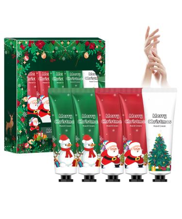 Horuili® 5 hand creams, Christmas gift set for hand cream, winter hand cream, moisturizing hand cream, Christmas hand cream, caring, moisturizing