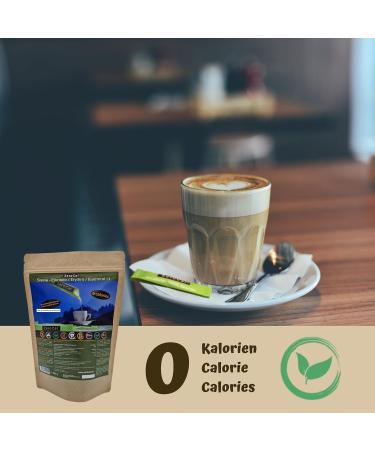 Buy Erythritol + Stevia Sweetener Sticks - 100 Sticks | Gluten-Free Vegan GMO-Free | Ideal for Coffee & Tea - Buy Online on GoSupps.com
