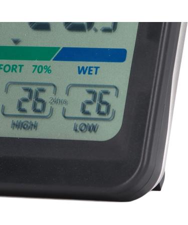 GLOMORA Digital Hygrometer & Thermometer | LCD Temperature & Humidity Monitor with Magnetic Back - Accurate Indoor & Outdoor Readings - Buy Online on GoSupps.com