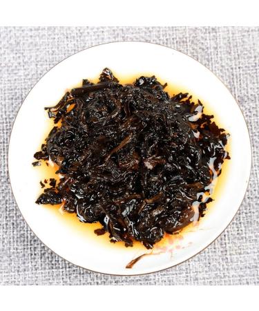 HQZM Yunnan Menghai Flavored Puer Ripe Tea Old Fragrance Puer Tea 357g Soft With Sweet Aftertaste - Buy Online on GoSupps.com