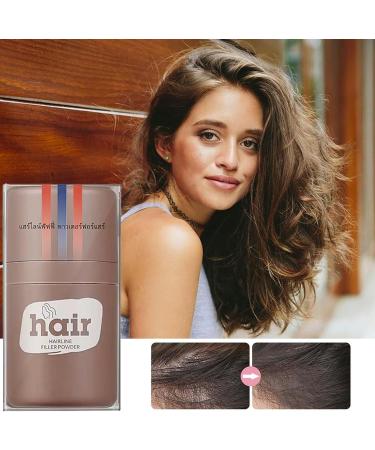 Hairline Powder - Root Touch Up Hair Powder - Gray Hair Coverage Hair - Waterproof Longlasting Thicken Fill Hair Volume - Sweatproof Natural Colour Looking Modification - Quick Cover Up (DARK BROWN) - Buy Online on GoSupps.com
