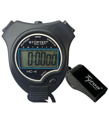 Sch tt stopwatch Stoptec HC -4 with a trill pipe - digital stopwatch with a large display |Hobby |Sport |Leisure |Spray water festival |Children suitable