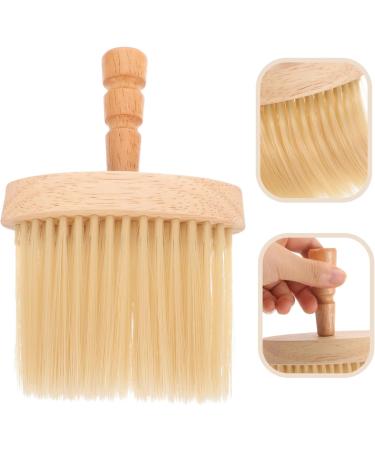 Beaupretty Male Beard duster barber brush shaving brush with wood handle barber accessories hair salon shaving brush shave brush hard wave brush hard brush for waves lotus tree tool male man - Buy Online on GoSupps.com
