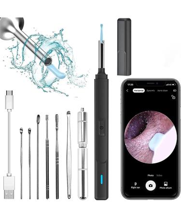 Earwax Removal Kit with Camera 3.5mm Inner Len Ear Cleaner Otoscope 1920P FHD WiFi Wireless Ear Scope Endoscope with 6 LED Lights Ear Cleaning Ear Wax Remover Tool for Adults Kids