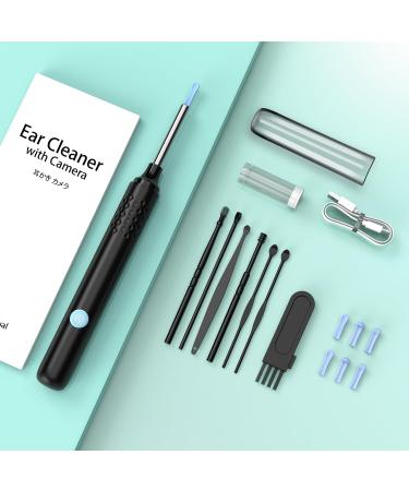 Ear Wax Removal Kit with 1080P Ear Camera - Black | LMECHN Ear Cleaner for iPhone, iPad, Android Phones - Buy Online on GoSupps.com
