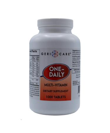 GeriCare One-Daily Multi-Vitamins 1000tablets 1000 Count (Pack of 1)