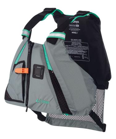 Onyx MoveVent Dynamic Paddle Sports CGA Life Vest Aqua Medium/Large