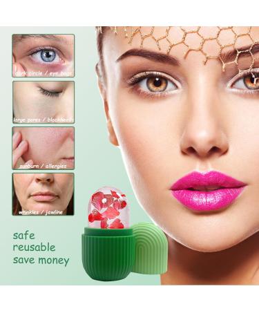 Keepaq Ice Scooter Face: Silicone Eye Skin Treatment for Pores & Folds | Folding Skincare Tool - B-Green - Buy Online on GoSupps.com