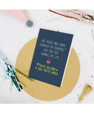 Humorous Nchigedy Father's Day Card for Stepfathers | Funny Birthday Gift for Stepmothers | Heartfelt Stepparent Appreciation - Buy Online on GoSupps.com
