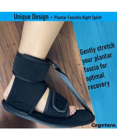 Plantar Fasciitis Night Splint - Dorsal Foot Brace for Effective Relief | Men's & Women's Adjustable Comfort - Buy Online on GoSupps.com