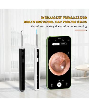 Earwax Removal Endoscopic Otoscope Earwax Removal Tool with 1080P FHD Camera Compatible with Smartphones and Tablets Black - Buy Online on GoSupps.com
