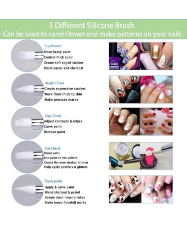 EMAGEREN 10 Dotting Tools Painting Brushes Set Nail Art Double Sided Dotting Tool Nail Art Rock Painting Pen Nail Art Dotting Pen Nail Art Brushes Set for Rock Painting Embossing Art Pottery Craft - Buy Online on GoSupps.com