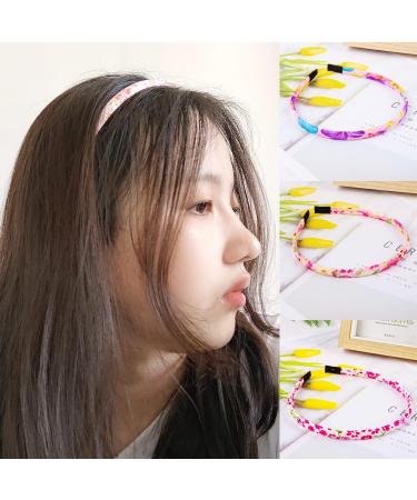 10 pieces of floral headbands and 500 jelly-colored rubber bands colored girl headbands floral pattern headbands pink headbands suitable for most young girls. - Buy Online on GoSupps.com