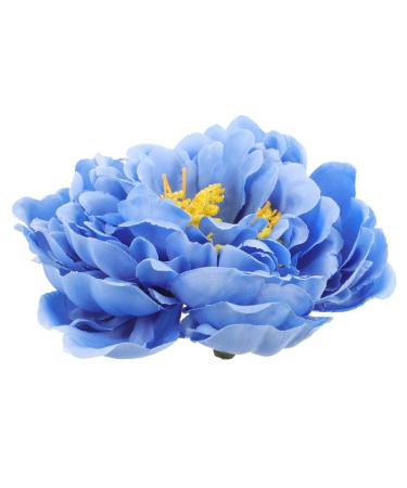 FRCOLOR Flower Headpiece Bridal Hair Accessories Summer Hair Accessories Flower Hair Accessories Blue Tiara Hair Decorations for Girls Floral Hair Clip Decorate Metal Bride Flower Girl