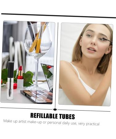 BELLIFFY 6pcs Eyeliner Eyelash Bottle Makeup Containers Clear Mascara for Eyelashes Lash Mascara Plastic - Buy Online on GoSupps.com