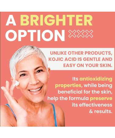 Supplement Spot Kojic Acid Face Cream for Dark Spots - Retinol A & Vitamin E Treatment - Anti-Aging & Even Skin Tone - 3.4 Oz - Buy Online on GoSupps.com