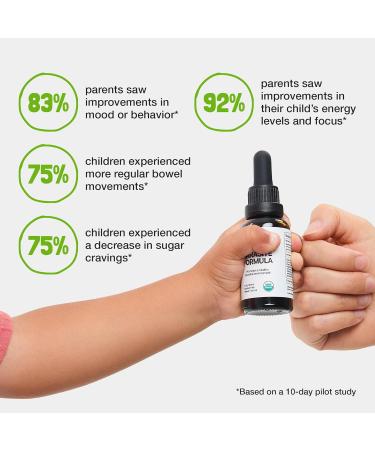 Food Over Drugs Children's para Formula Organic Cleanse for Children & Toddlers Natural Gentle Herbal Tincture for Digestive Balance Safe Daily Formula for Kids Intestinal Wellness - Buy Online on GoSupps.com