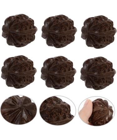 Tovinanna 12 Stk Health Ball - Acupuncture Massage Balls for Hand Therapy Wooden Baoding Balls Vietnamese Agar Wood Ideal for Relaxation & Stress Relief - Buy Online on GoSupps.com