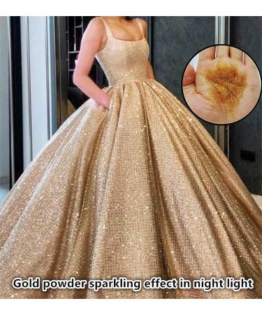 Buy Go Ho Hair and Body Glitter Spray Holographic Ultra Fine Gold Glitter for Festivals Crafts & Makeup | 10g / 0.35oz - Buy Online on GoSupps.com