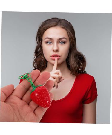 PartyKindom Moisturizing Strawberry Lip Balm Compact Lip Cream for Men Women Bulk Lip Care for Daily Use Repair for Dry Lips Stylish Strawberry Design High Efficiency - Buy Online on GoSupps.com