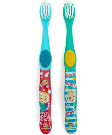 CoComelon Children's Toothbrush - Twin Toothbrush - Manual Toothbrush - 2 Pack - Buy Online on GoSupps.com