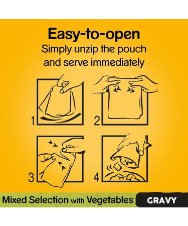 Pedigree Mixed Selection in Gravy 40 Pouches Adult Wet Dog Food Megapack (40 x 100 g) Adult Mixed Selection in Gravy 100 g (Pack of 40) - Buy Online on GoSupps.com