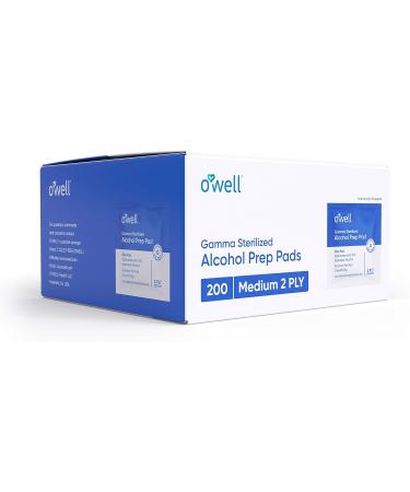 200 Count Alcohol Wipes - Sterile Antiseptic Prep Pads for First Aid & Personal Use - Buy Online on GoSupps.com