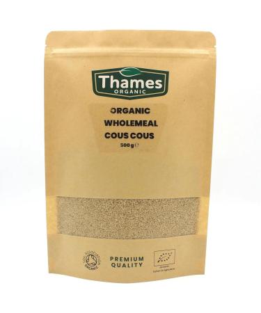 Thames Organic 1kg Wholemeal Couscous - Nutritious, Flavorful & Raw Vegan - Ideal for Salads, Stews & Side Dishes - Buy Online on GoSupps.com