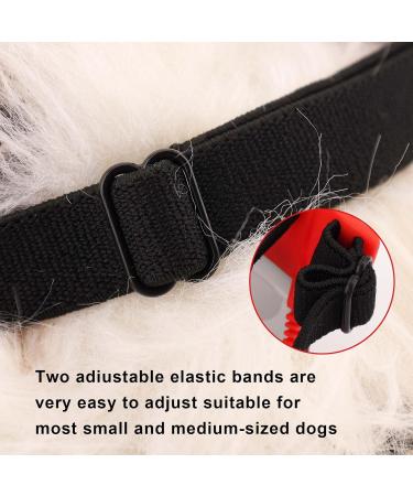 Dog Sunglasses for Small Dogs | Windproof Adjustable Eye Protection | Red Dog Glasses for Outdoor Use - Buy Online on GoSupps.com