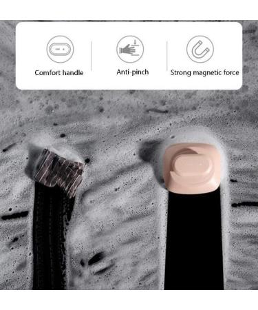 Household Cleaning Tool Magnetic Window Cleaner Sponge Glass Surface Wiper Glass Cleaner Double Sided Cleaning Brush Pink Colour:White - Buy Online on GoSupps.com