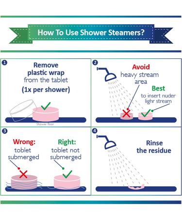 EUSEMIA Shower Steamers Gift Set - 6 Scented Mix, 12 Pcs Essential Oil Shower Bombs for Stress Relief - Aromatherapy Bath Tablets for Men and Women - Buy Online on GoSupps.com