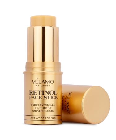 Retinol Face Stick Reduce Fine Lines Wrinkles and Uneven Texture in 4-6 Weeks Retinol Serum Retinol Cream Wrinkle Cream for Face Anti Wrinkle Cream Anti Aging Face Cream Retinol Face Moisturizer 8G-Gold-Face-Stick