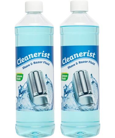 Cleanerist Shaving Head Cleaner for Braun Clean&Charge Stations - 2 x 1L | Compatible with 9070cc 9075cc 9090cc - Buy Online on GoSupps.com