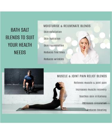 Black Sand Labs Premium Bath Salts for Her - Dead Sea & Himalayan Pink Salt Blend for Muscle Pain Relief - Luxury Lavender Eucalyptus Bath Salts - Buy Online on GoSupps.com