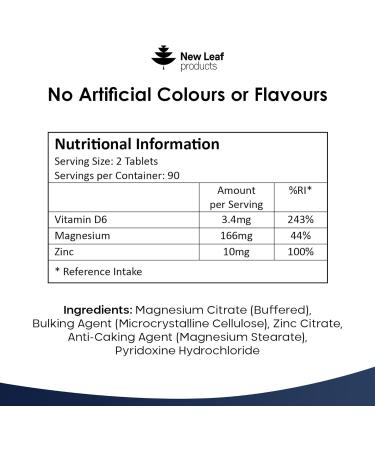 ZMA Supplements 180 Tablets for Muscle Recovery & Sleep Aid - Zinc, Magnesium, Vitamin B6 - Vegan & UK-Made - Buy Online on GoSupps.com