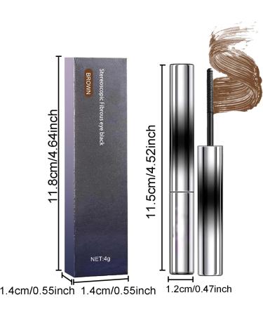 Kaluofan 2PCS 3d Curling Iron Mascara Curling Iron Mascara Long-lasting Curling Effect Easy to Clean Easy to Carry(C) Black brown - Buy Online on GoSupps.com