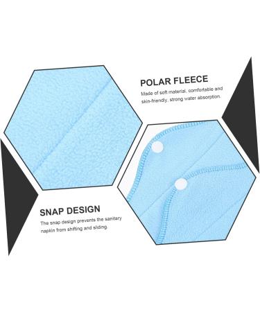 Solustrie 7-Sentence 6-Ply Women's Reusable Menstrual Pads | Polarfleece Aktivkohlepad Overnight Comfort & Support | Eco-Friendly & Washable for Maternity & Daily Use - Buy Online on GoSupps.com