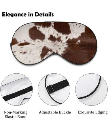 Cowhide Sleep Eye Mask for Men/Women/Kids | Soft Skin-Friendly Eye Sleeping Mask - 100% Light Blocker for Home/Travel/Office - Buy Online on GoSupps.com