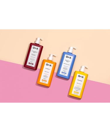 Q+A Vitamin C Body Cream - Deep Moisturization Skin Brightening & Tone Evening - 250ml - Buy Online on GoSupps.com