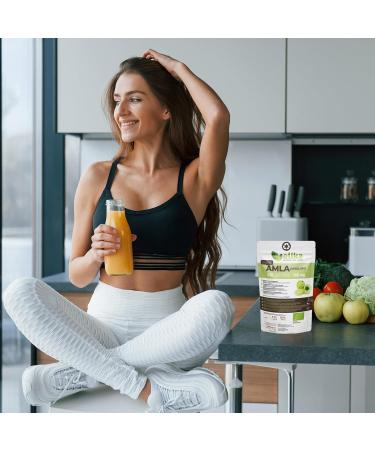 ORGANIC Amla Elikafoods ORGANIC. 240 tablets of 500mg. Strengthens hair and skin. Contains vitamin C minerals and antioxidants. 100% natural vegan and gluten-free. - Buy Online on GoSupps.com