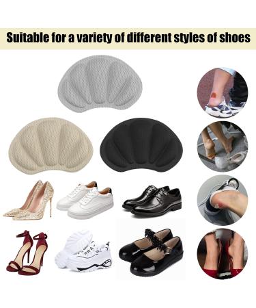 Heel Cushion Inserts 6 Pairs - Self-Adhesive Anti-Slip Heel Grips for Men and Women - Buy Online on GoSupps.com