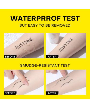 Mistine So Black Waterproof Smudge Proof Liquid Eyeliner - Vegan & Cruelty-Free - Buy Online on GoSupps.com