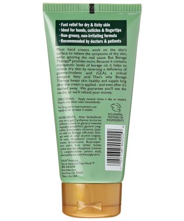 ShiKai Borage Therapy Hand Cream - Soothing Relief for Dry, Red, and Itchy Skin - Non-Greasy & Fragrance-Free - 2.5 oz (40222) - Buy Online on GoSupps.com