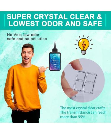 JDiction UV Resin Kit - Crystal Clear Sunlight Curing Beginner Kit for Jewelry, Doming, Coating, Casting - DIY Craft - Buy Online on GoSupps.com